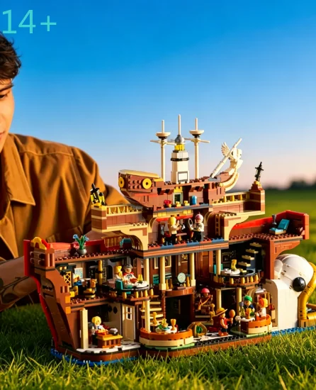 Moc lnright shop Modular Floating Restaurant 3402 Pcs Pirate Vessel Model Advanced DIY Bricks Kit Creative Gift for Anime Fans
Moc lnright shop Modular Floating Restaurant 3402 Pcs Pirate Vessel Model Advanced DIY Bricks Kit Creative Gift for Anime Fans