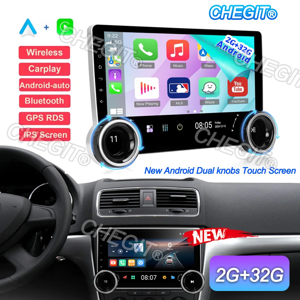 10.1 inch Car Radio 2Din Multimedia Player With Double Knob Wireless Carplay Android Auto GPS Car Audio Smart car system
10.1 inch Car Radio 2Din Multimedia Player With Double Knob Wireless Carplay Android Auto GPS Car Audio Smart car system