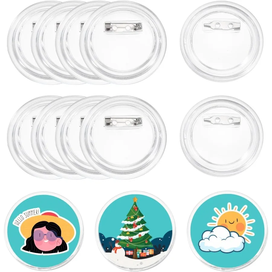 MECCANIXITY 12 шт. пустые пуговицы, значки для шитья, акриловые прозрачные 1,73 дюйма для поделок, фото булавки на одежде, шапках
MECCANIXITY 12 шт. пустые пуговицы, значки для шитья, акриловые прозрачные 1,73 дюйма для поделок, фото булавки на одежде, шапках