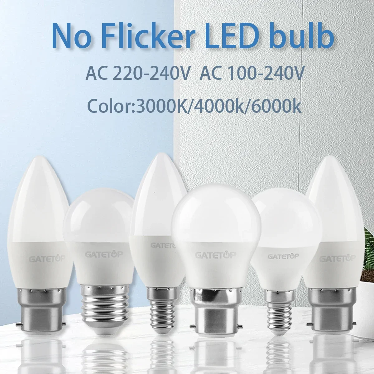 10Pcs LED Bulb E27 E14 B22 Base 5W AC220V 110V Warm White 3000K 4000K 6000K No Flicker Lamp for Home Derec Bedroom Lights
10Pcs LED Bulb E27 E14 B22 Base 5W AC220V 110V Warm White 3000K 4000K 6000K No Flicker Lamp for Home Derec Bedroom Lights