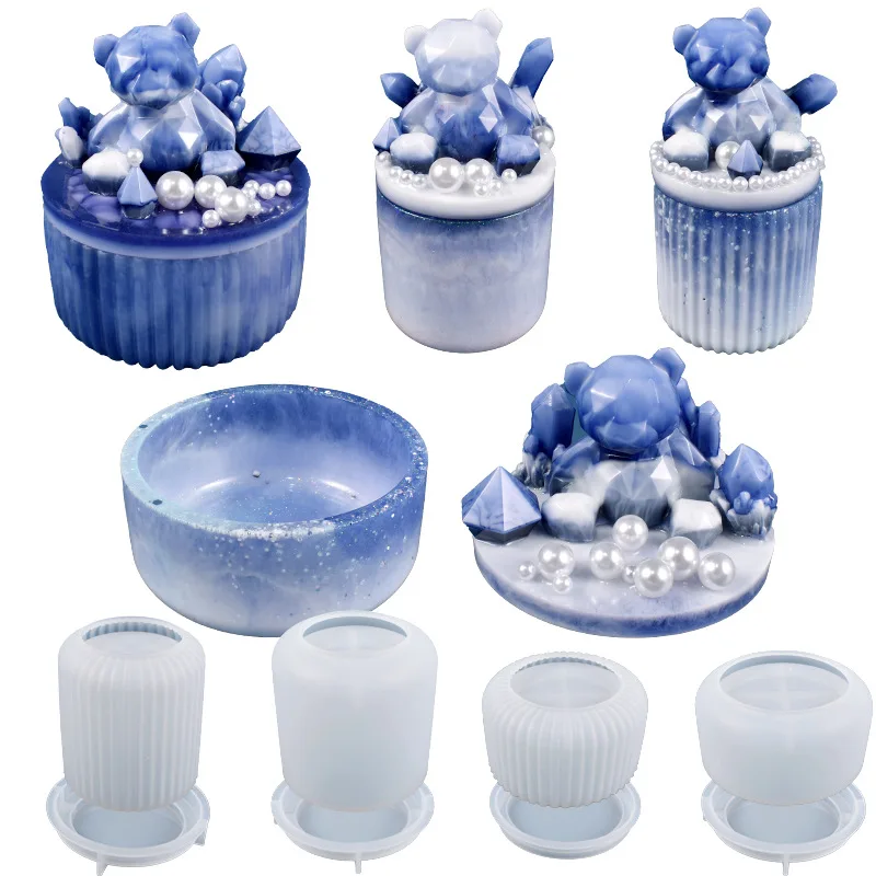 DIY Epoxy Resin Mold Storage Box Jewelry Tool Jewelry Accessories Silicone Mould
DIY Epoxy Resin Mold Storage Box Jewelry Tool Jewelry Accessories Silicone Mould