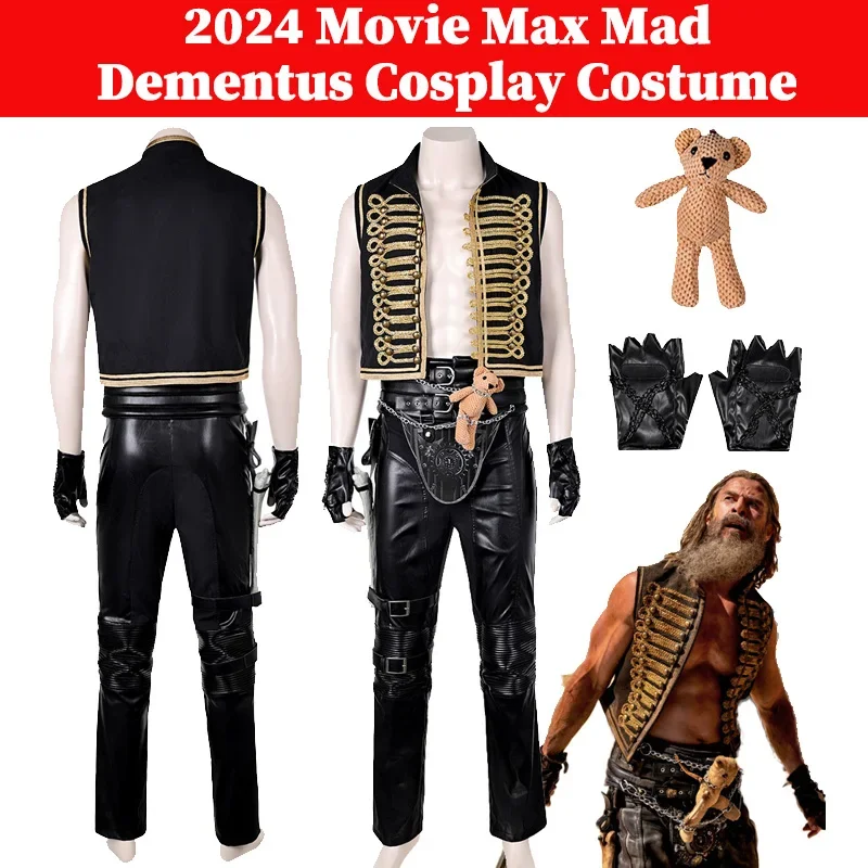 Dementus Cosplay Costume 2024 Movie Max Mad Furiosa Disguise Waist Wrap Vest Plushise Set Clothing Adult Men Halloween Suits
Dementus Cosplay Costume 2024 Movie Max Mad Furiosa Disguise Waist Wrap Vest Plushise Set Clothing Adult Men Halloween Suits