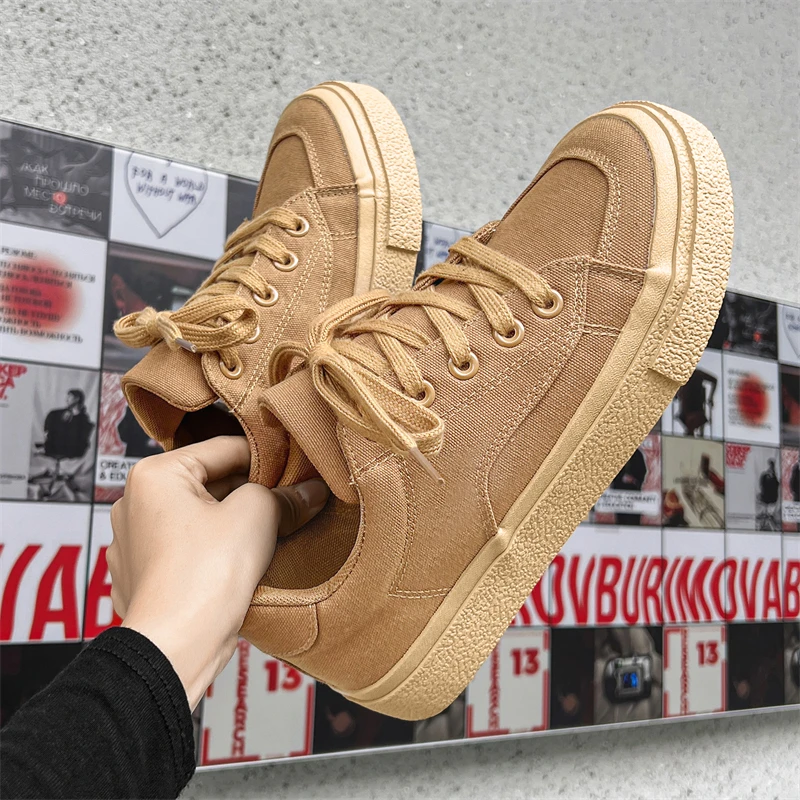 Flat Sole Canvas Breathable Outsole Running Footwear 2025 Summer New Man Sports Shoe Fashion Comfortable Anti Slip Mens Snekaers
Flat Sole Canvas Breathable Outsole Running Footwear 2025 Summer New Man Sports Shoe Fashion Comfortable Anti Slip Mens Snekaers