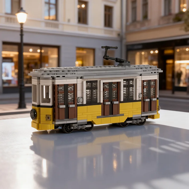 498pcs MOC Tram Old Style Train Model Building Blocks Construction Christmas Gifts Toy Creative DIY Idea Assemble Architecture
498pcs MOC Tram Old Style Train Model Building Blocks Construction Christmas Gifts Toy Creative DIY Idea Assemble Architecture