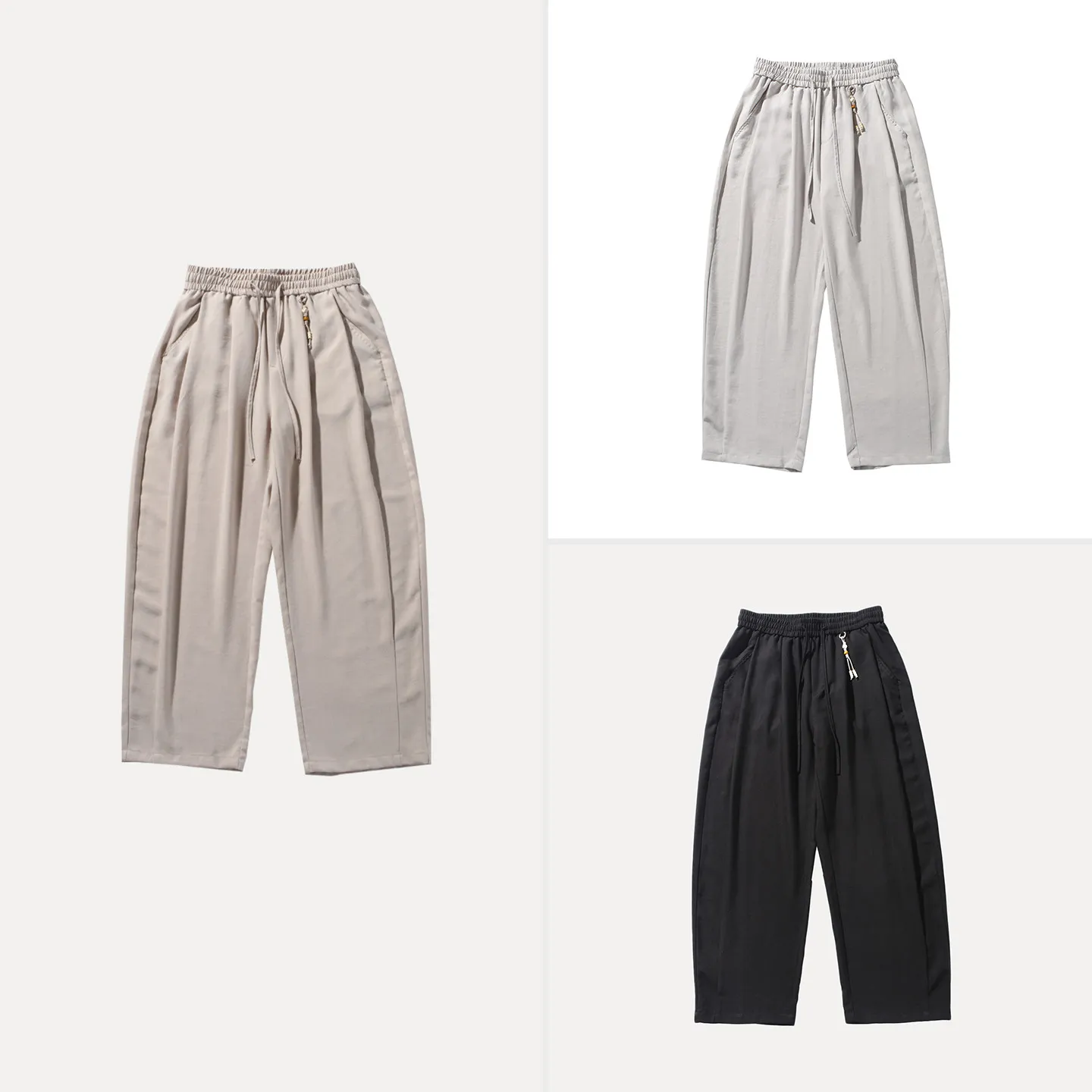 Loose Wide Leg Pants Men's Summer Fashion Personality Matching Pendant Decoration Belted Casual Pants Versatile for All
Loose Wide Leg Pants Men's Summer Fashion Personality Matching Pendant Decoration Belted Casual Pants Versatile for All