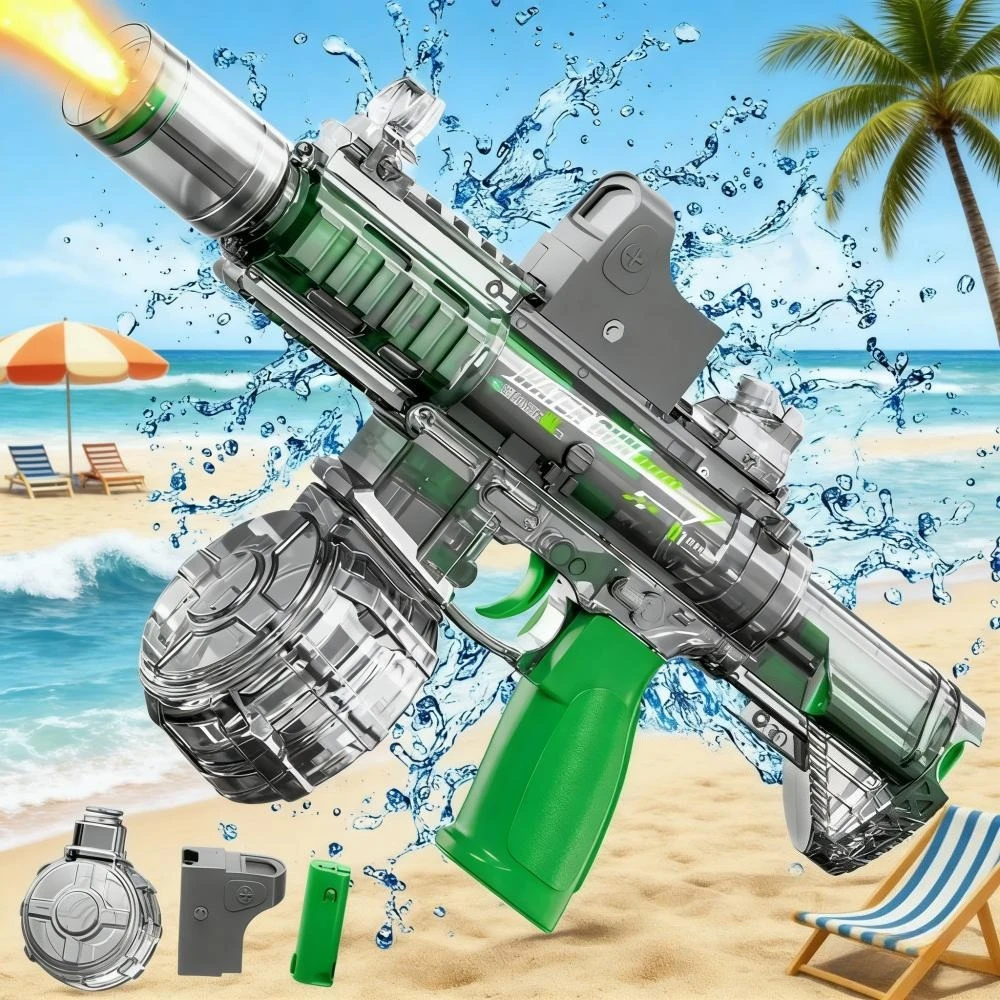 LED Flame Effect Electric Water Gun Automatic High Speed Shooting Water Blaster Outdoor Beach Pool Toy for Kids Adults Gift
LED Flame Effect Electric Water Gun Automatic High Speed Shooting Water Blaster Outdoor Beach Pool Toy for Kids Adults Gift