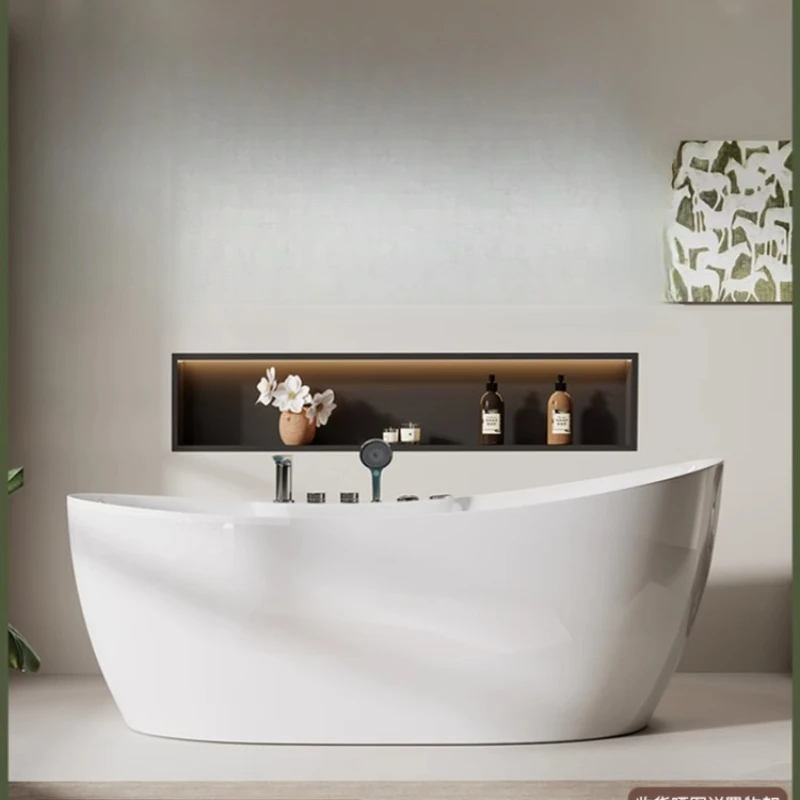 Original and genuine surf jacuzzi household free-standing acrylic thermostatic bath with armrest
Original and genuine surf jacuzzi household free-standing acrylic thermostatic bath with armrest