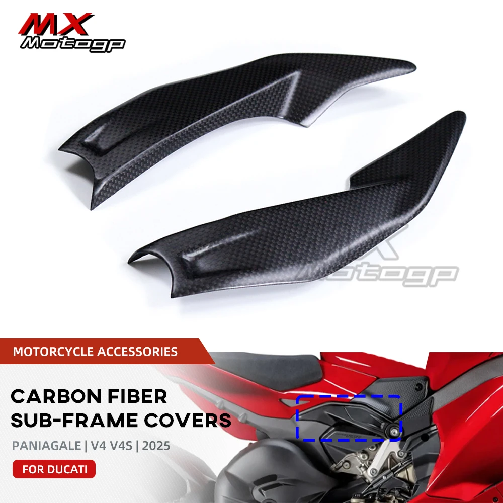 For DUCATI Panigale Streetfighter V4 V4S 2025 Carbon Fiber Sub-Frame Cover Side Panels Motorcycle Accessories Fairing Kits
For DUCATI Panigale Streetfighter V4 V4S 2025 Carbon Fiber Sub-Frame Cover Side Panels Motorcycle Accessories Fairing Kits
