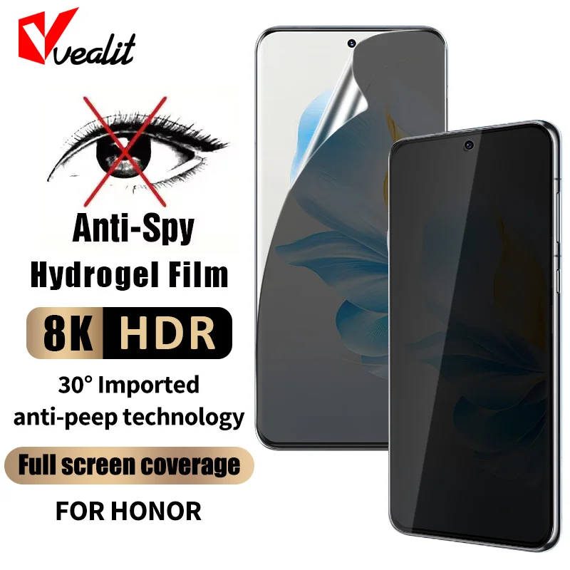 Privacy Anti-spy Hydrogel Film For Honor 100 90 80 70 Pro Plus Full Curved Screen Protector For Honor Magic 6 5 Lite Not Glass
Privacy Anti-spy Hydrogel Film For Honor 100 90 80 70 Pro Plus Full Curved Screen Protector For Honor Magic 6 5 Lite Not Glass