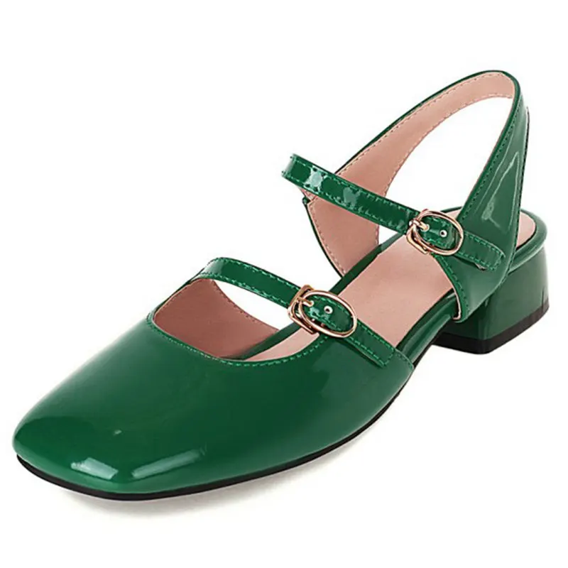 ORCHALISA 2025 Women Sandals Toe 3cm Block Heels Patent Leather Buckle Classic Vintage Big Size 34-43 A3895
ORCHALISA 2025 Women Sandals Toe 3cm Block Heels Patent Leather Buckle Classic Vintage Big Size 34-43 A3895