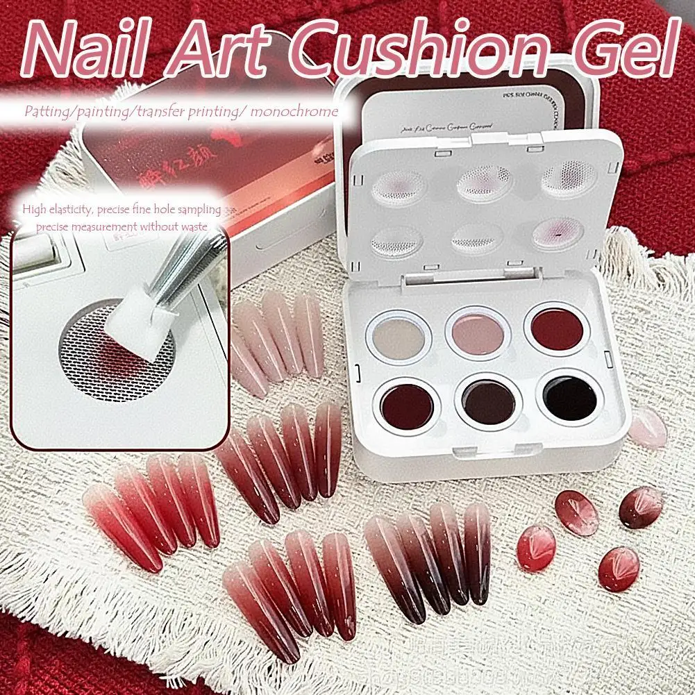 Nail Art Cushion Gel Gradient Blush, Nail Art, Gel Polish With Ombre Effect, 2-in-1 Multi-functional Gel Polish Nail Makeup Cosm
Nail Art Cushion Gel Gradient Blush, Nail Art, Gel Polish With Ombre Effect, 2-in-1 Multi-functional Gel Polish Nail Makeup Cosm