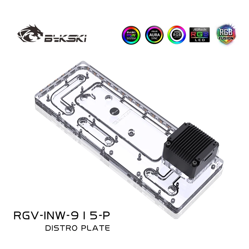 BYKSKI Acrylic Board Water Channel Solution Использование корпуса компьютера IN WIN 915 для блока процессора и графического процессора / 3-контактный RGB / комбинированного насоса DDC
BYKSKI Acrylic Board Water Channel Solution Использование корпуса компьютера IN WIN 915 для блока процессора и графического процессора / 3-контактный RGB / комбинированного насоса DDC