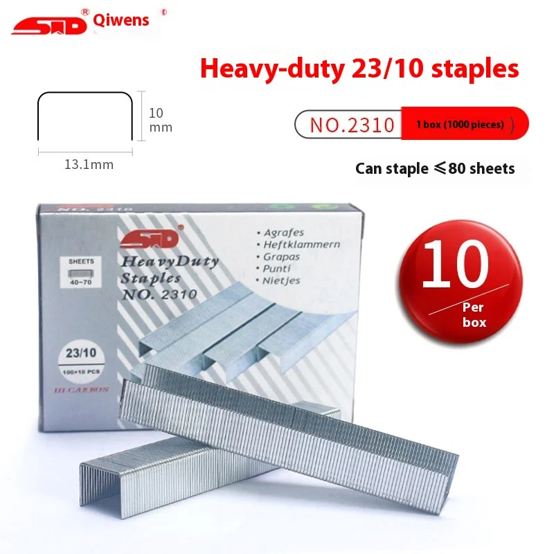 STD Flag Heavy duty 23/10 stapler NO.2310 High hardness and corrosion resistance
STD Flag Heavy duty 23/10 stapler NO.2310 High hardness and corrosion resistance