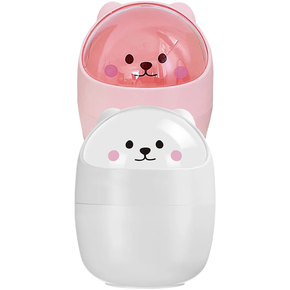 2 Pcs Garbage Can Bedside Trash Small Bin Desktop Waste Basket for Bedroom Tabletop Office
2 Pcs Garbage Can Bedside Trash Small Bin Desktop Waste Basket for Bedroom Tabletop Office