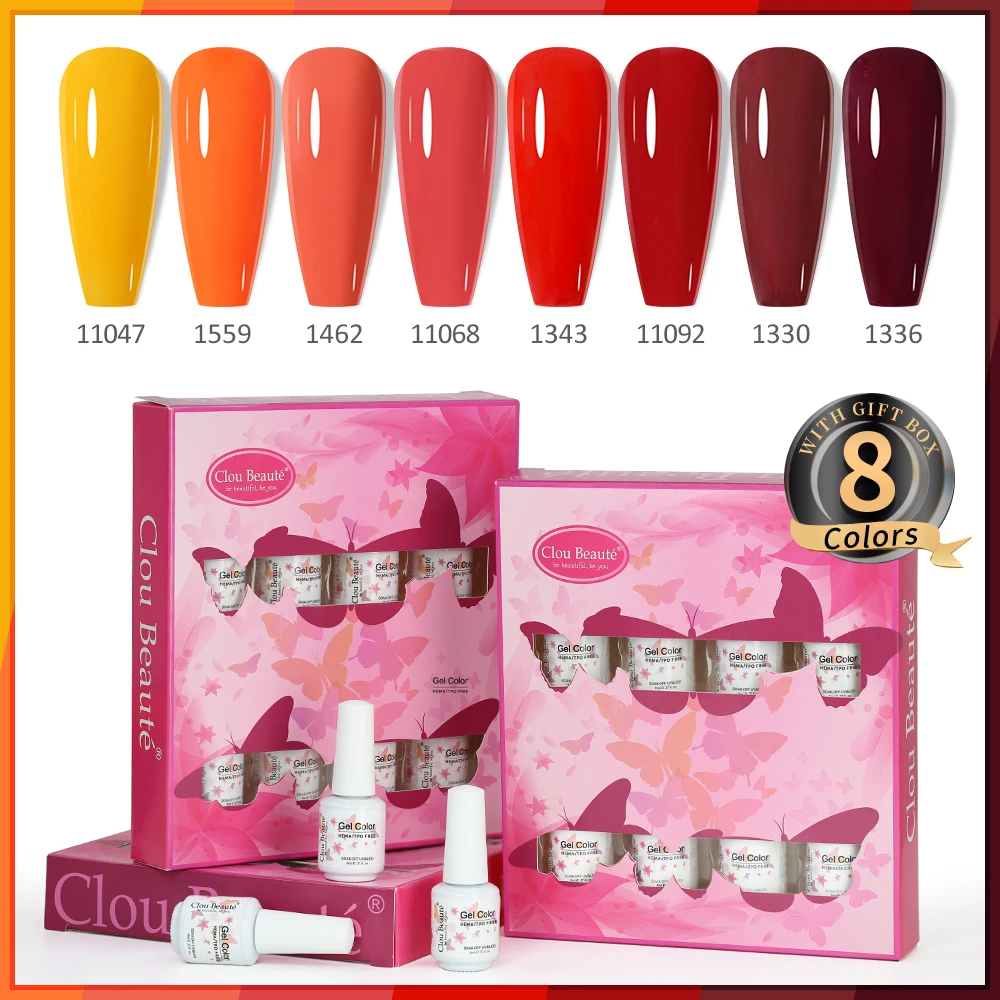 Clou Beaute 6pcs Gift Box Set - 8ml Spring Summer Pastel Macaron Color Gel Polish Nail Art Manicure Semi Permanent Salon Quality
Clou Beaute 6pcs Gift Box Set - 8ml Spring Summer Pastel Macaron Color Gel Polish Nail Art Manicure Semi Permanent Salon Quality