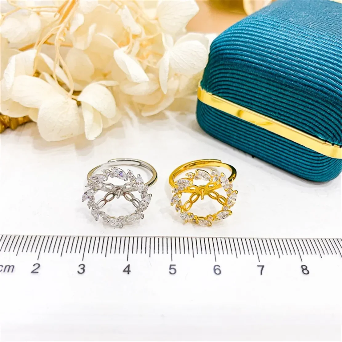 925 Stamped Alloy Gold-Plating Adjustable Pearl Ring Holder DIY Jewelry Findings, Craft Supplies for Handmade Rings No Pearl
925 Stamped Alloy Gold-Plating Adjustable Pearl Ring Holder DIY Jewelry Findings, Craft Supplies for Handmade Rings No Pearl