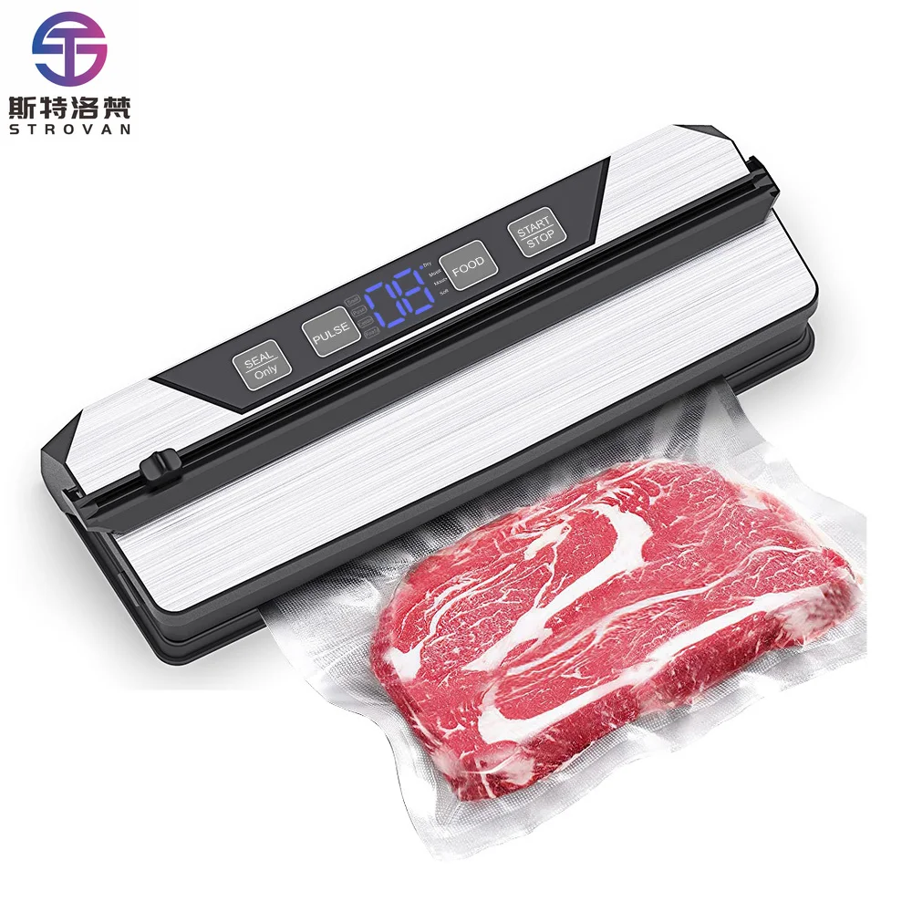 STLF Removable Vacuum Sealer Double Heating Wire Led Indicator Lights Automatic Vacuum Food Sealer
STLF Removable Vacuum Sealer Double Heating Wire Led Indicator Lights Automatic Vacuum Food Sealer