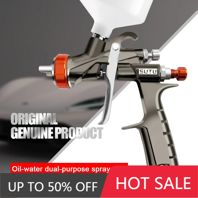 SUTU 1.3 1.7 caliber automotive paint spray high Atomization pneumatic upper spray gun
SUTU 1.3 1.7 caliber automotive paint spray high Atomization pneumatic upper spray gun