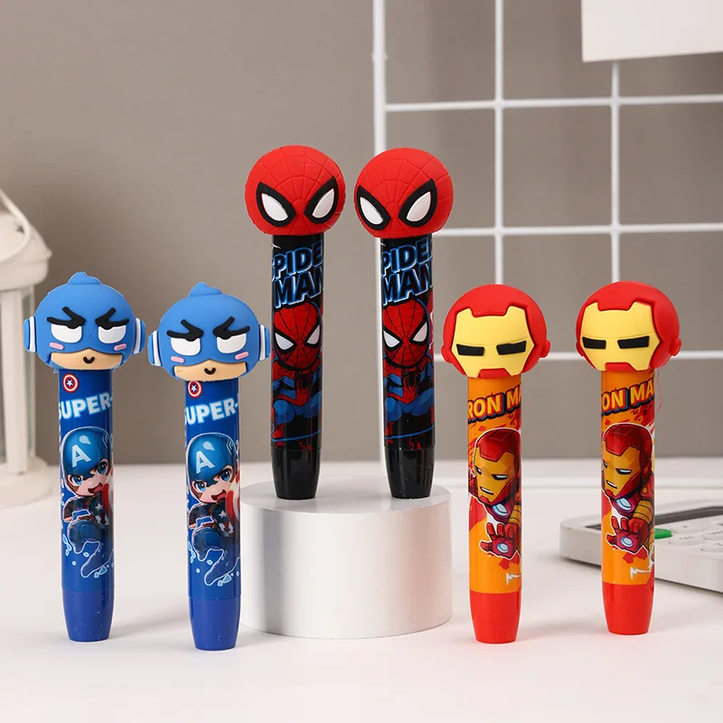 5pcs Retractable Press Eraser Superhero Spider-Man Cartoon Stationery Student School Supplies Gift
5pcs Retractable Press Eraser Superhero Spider-Man Cartoon Stationery Student School Supplies Gift