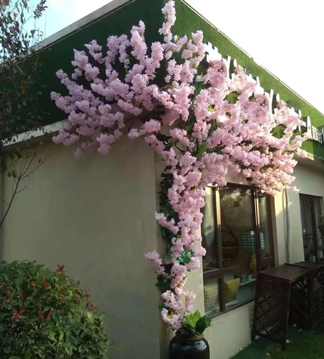 Handmade Artificial Cherry Blossom Tree Faux Pink Japanese Style Decorative Fake Tree for Party Wedding Office Home
Handmade Artificial Cherry Blossom Tree Faux Pink Japanese Style Decorative Fake Tree for Party Wedding Office Home
