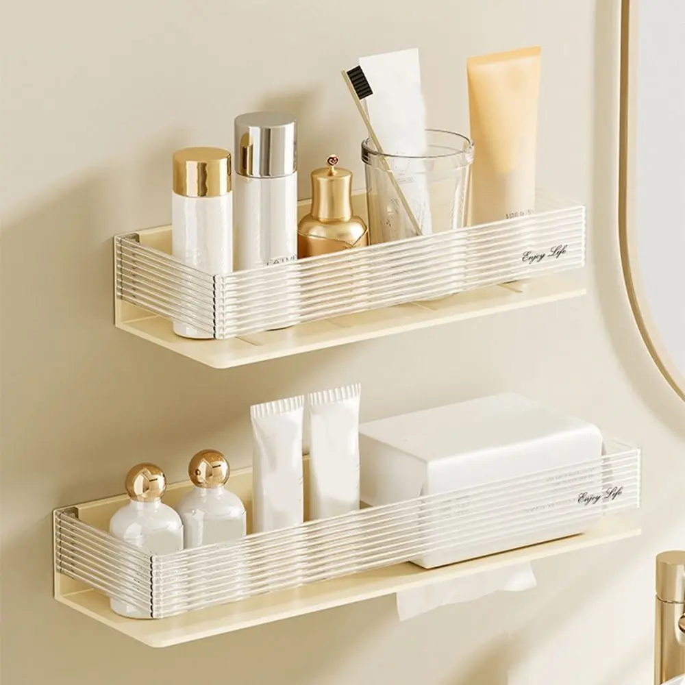 Plastic Wall Hanging Storage Rack Free Punch Wall Mounted Shampoo Storage Rack Space Saving Drainable Bathroom Storage Shelf
Plastic Wall Hanging Storage Rack Free Punch Wall Mounted Shampoo Storage Rack Space Saving Drainable Bathroom Storage Shelf