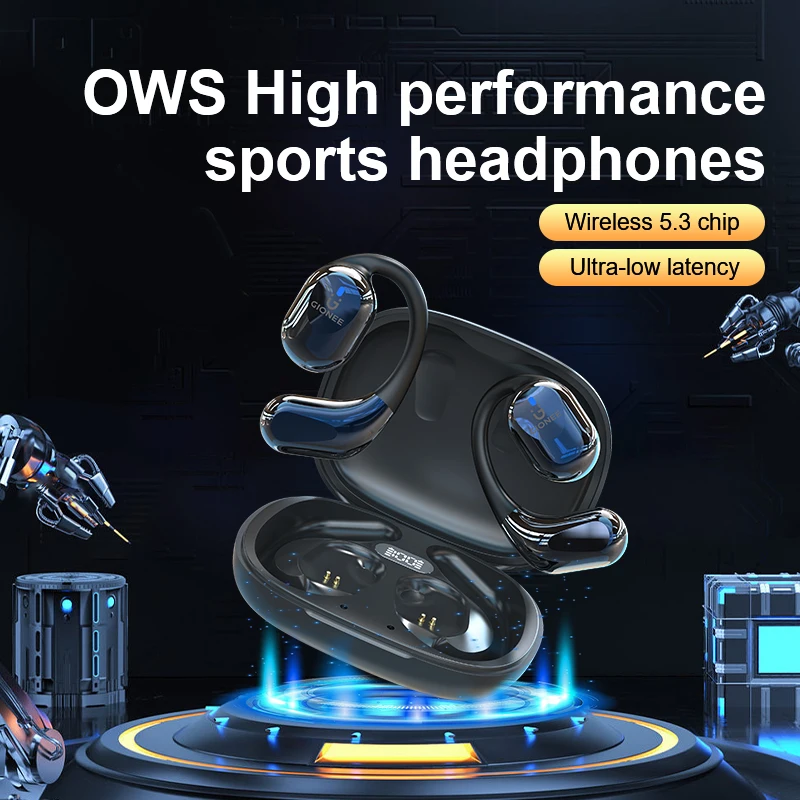 Sport Bluetooth Headset Earhook Wireless Headphones With Mic HD Call Earphones Noise Reduction OWS HIFI Sound Earbuds Waterproof
Sport Bluetooth Headset Earhook Wireless Headphones With Mic HD Call Earphones Noise Reduction OWS HIFI Sound Earbuds Waterproof