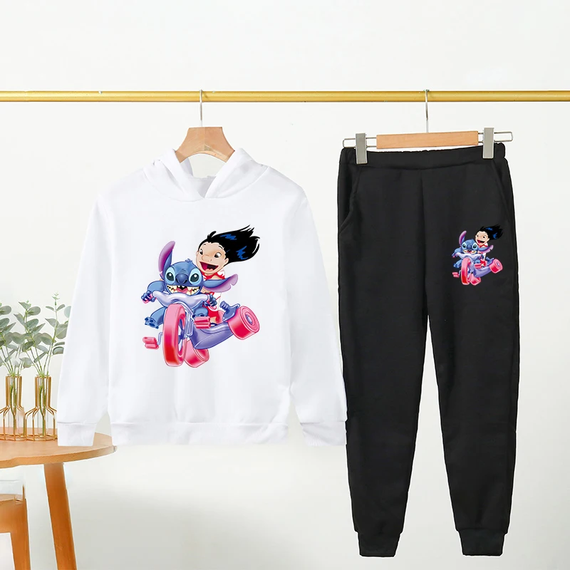 Lilo & Stitch Sweatshirt Suit Children Boy Girl Plush Kawaii Hoodies+pants Trendy Print Hoodie Sweatpants Anime Clothes Set Gift
Lilo & Stitch Sweatshirt Suit Children Boy Girl Plush Kawaii Hoodies+pants Trendy Print Hoodie Sweatpants Anime Clothes Set Gift