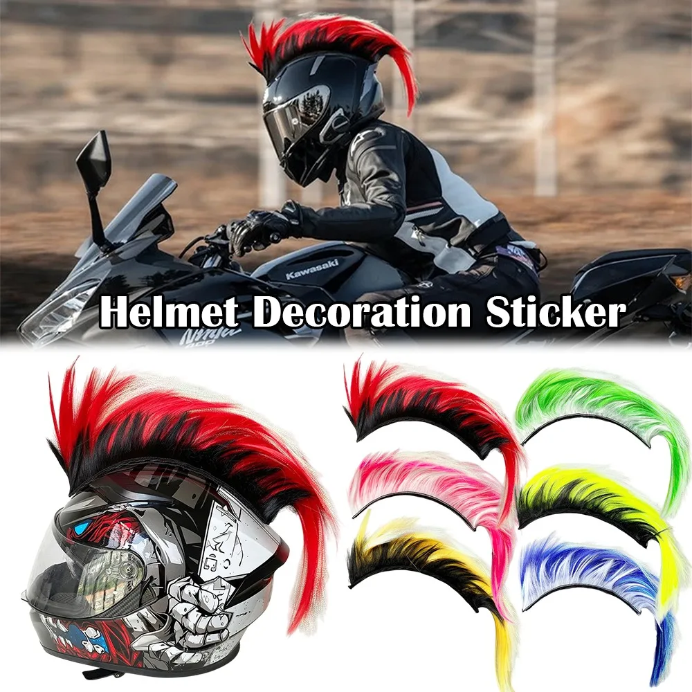 Motorcycle Helmet Decoration Mohawk Wig Helmet Creative Sticker Reusable Universal Helmet Accessories Non-Damaging Adhesive
Motorcycle Helmet Decoration Mohawk Wig Helmet Creative Sticker Reusable Universal Helmet Accessories Non-Damaging Adhesive