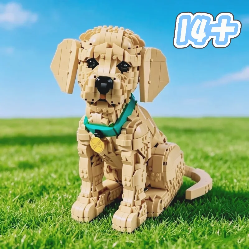 Ideas Assemble Toys 2102PCS Golden Retriever Puppy 11384 Home Decor ANIMAL Dog Model Bricks Building Blocks Friends Gifts
Ideas Assemble Toys 2102PCS Golden Retriever Puppy 11384 Home Decor ANIMAL Dog Model Bricks Building Blocks Friends Gifts