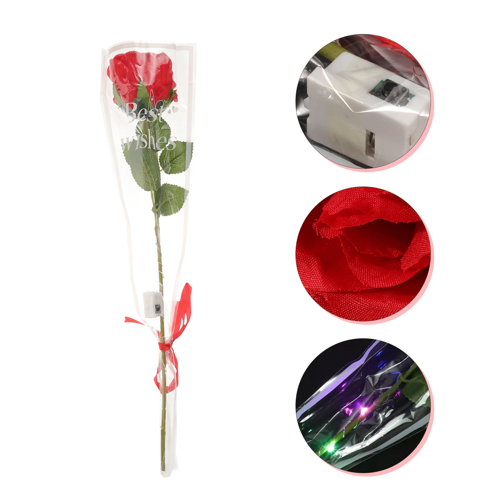 Glowing Rose Fake Bouquet Flower Valentine's Day Artificial Valentines Decorations Roses
Glowing Rose Fake Bouquet Flower Valentine's Day Artificial Valentines Decorations Roses