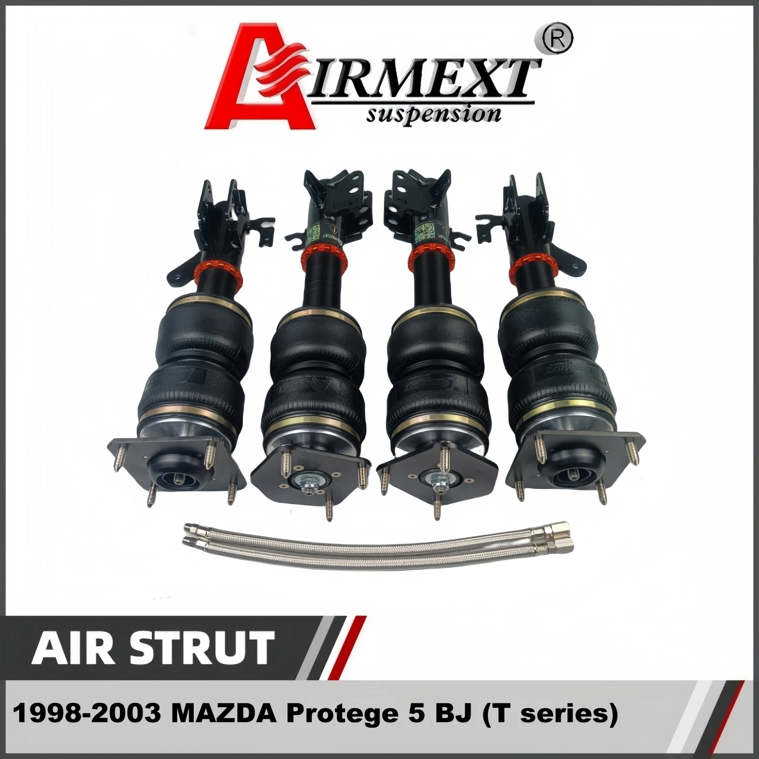 For Mazda 5 Protege BJ (1998-2003)/AIRMEXT AIR STRUT pack/coilover+air spring assembly /Auto parts/ air spring/pneumatic
For Mazda 5 Protege BJ (1998-2003)/AIRMEXT AIR STRUT pack/coilover+air spring assembly /Auto parts/ air spring/pneumatic