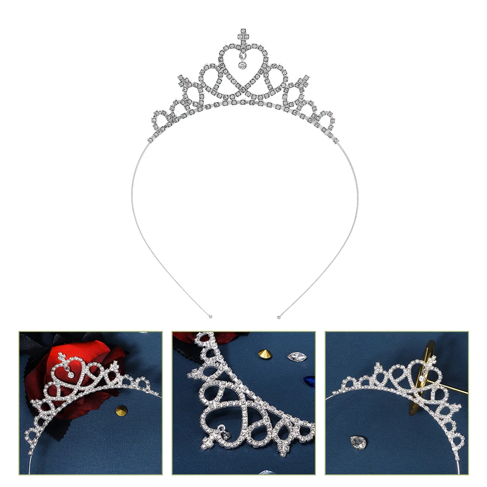 Charming Princess Tiara Headb Rhinestone Headdress for Kids Party Banquet Silver Color Exquisite Birthday Decorations
Charming Princess Tiara Headb Rhinestone Headdress for Kids Party Banquet Silver Color Exquisite Birthday Decorations