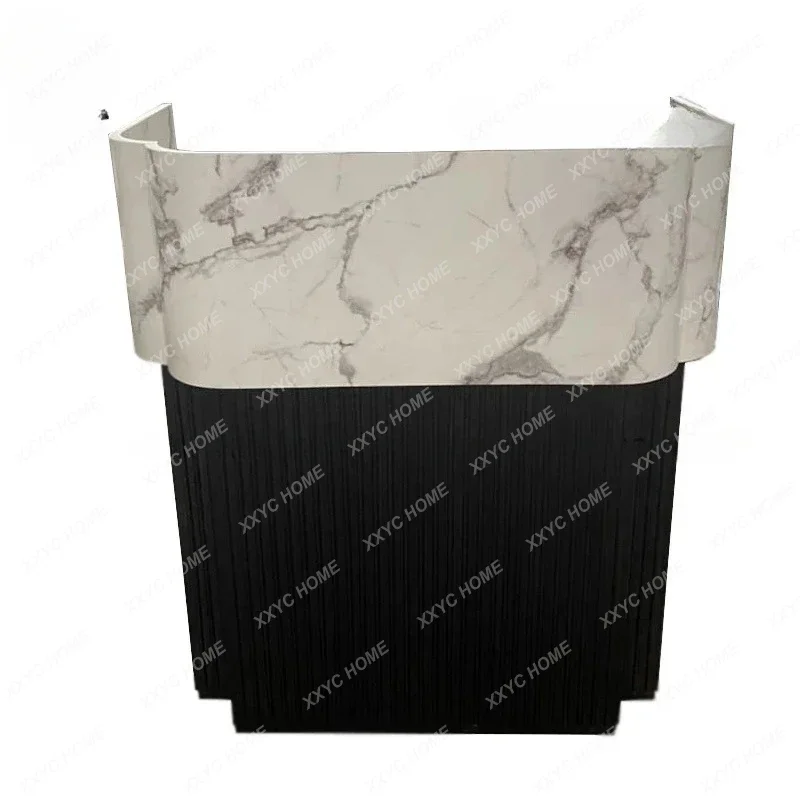 C Modern Light Luxury Stainless Steel Checkout Page Reception Desk Hotel Clubhouse High-end Front Desk
C Modern Light Luxury Stainless Steel Checkout Page Reception Desk Hotel Clubhouse High-end Front Desk
