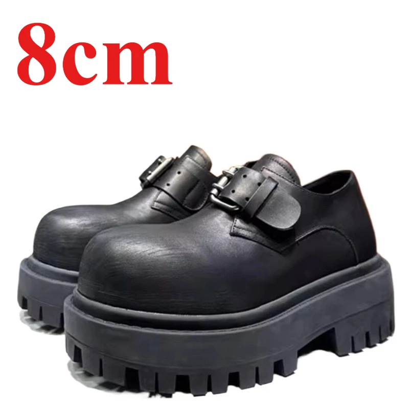 European Version Fashionable Casual Shoes Women's 8cm Genuine Leather Thick-soled Heightening Shoes Comfortable Breathable Shoes
European Version Fashionable Casual Shoes Women's 8cm Genuine Leather Thick-soled Heightening Shoes Comfortable Breathable Shoes