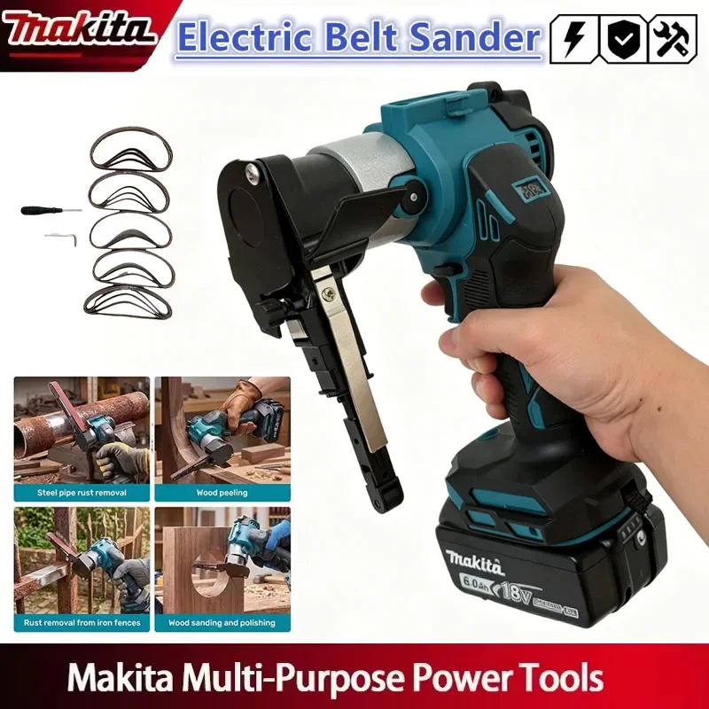 Makita 18V Cordless Brushless Mini Belt Sander, Portable Polisher & Angle Grinder for Wood Metal Polishing Grinding Work
Makita 18V Cordless Brushless Mini Belt Sander, Portable Polisher & Angle Grinder for Wood Metal Polishing Grinding Work