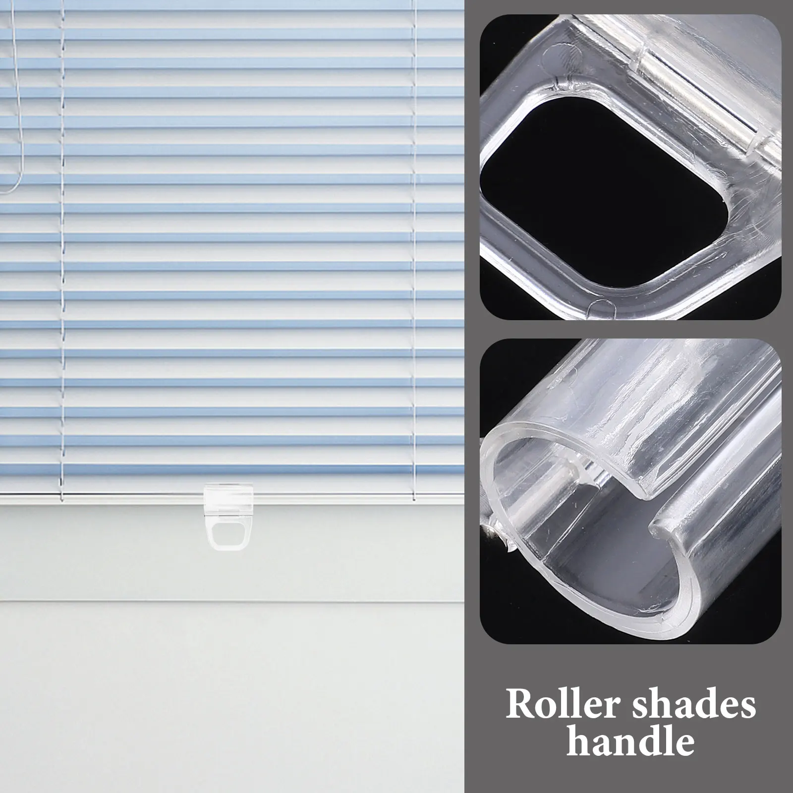 10Pcs Clear Roller Shade Pulls Handle Fits 15Mm Bar Sturdy Cordless Blind Pull Down Replacement Parts for Home Office Window
10Pcs Clear Roller Shade Pulls Handle Fits 15Mm Bar Sturdy Cordless Blind Pull Down Replacement Parts for Home Office Window