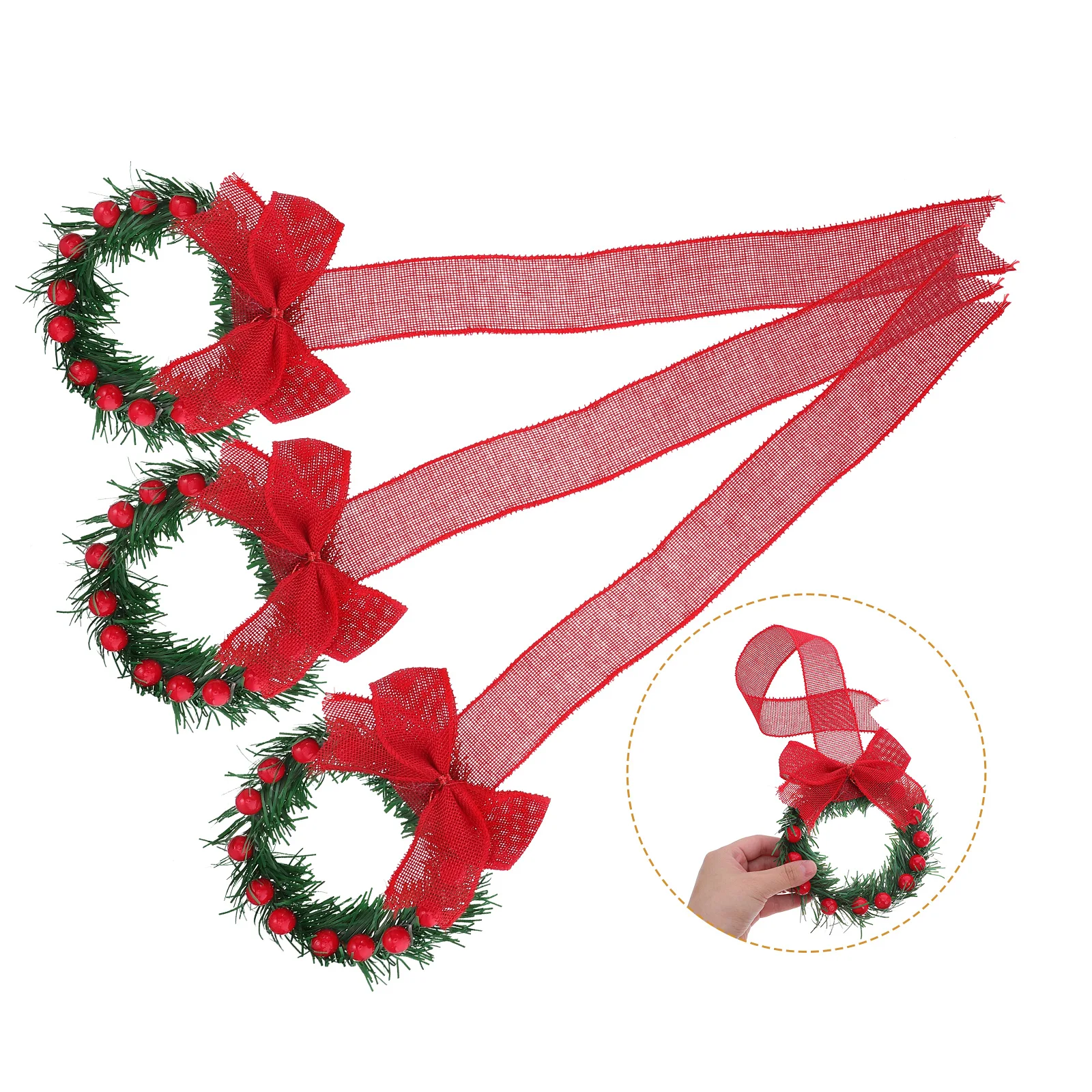 4 Pcs Christmas Wreath Pendant Artificial Large Flower Garland Decoration Tree Hanging Ornament Decorations Front Door Festive
4 Pcs Christmas Wreath Pendant Artificial Large Flower Garland Decoration Tree Hanging Ornament Decorations Front Door Festive
