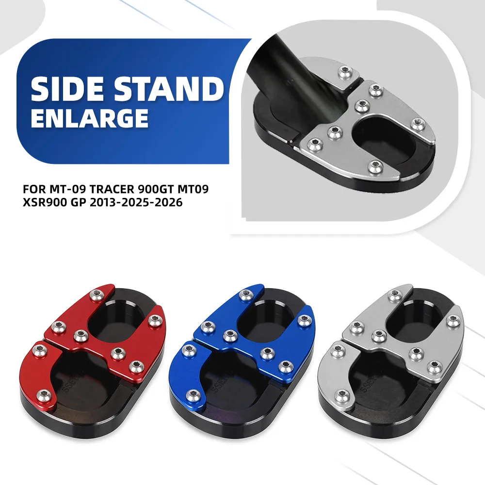 Motorcycle CNC Kickstand Foot Side Stand Enlarge Extension Plate Pad For YAMAHA MT-09 TRACER 900GT MT09 XSR900 GP 2013-2025-2026
Motorcycle CNC Kickstand Foot Side Stand Enlarge Extension Plate Pad For YAMAHA MT-09 TRACER 900GT MT09 XSR900 GP 2013-2025-2026