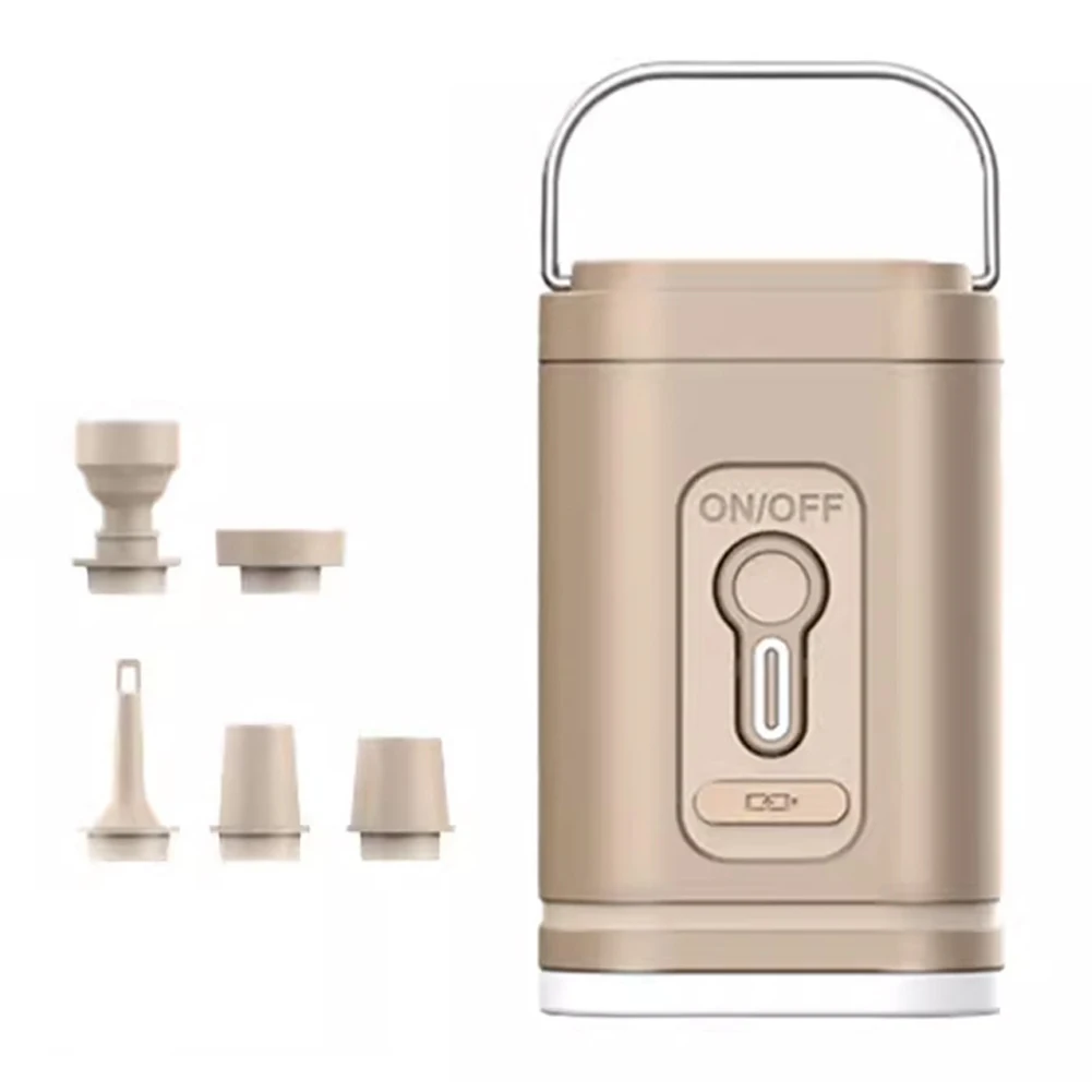 USB-перезаряжаемый электрический воздушный насос для быстрого надувания с 5 насадками, мини-портативный, для надувных матрасов и игрушек
USB-перезаряжаемый электрический воздушный насос для быстрого надувания с 5 насадками, мини-портативный, для надувных матрасов и игрушек