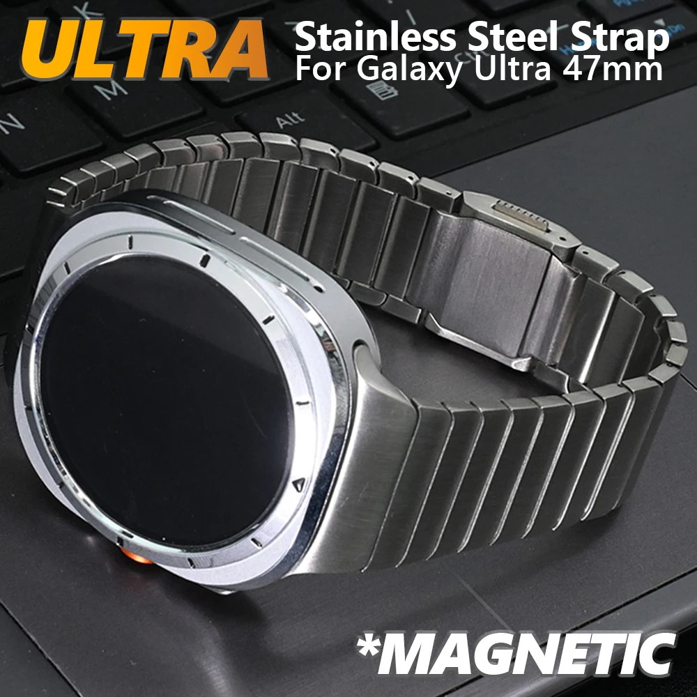 Business Men Stainless Steel Band For Samsung Galaxy Ultra 7 47mm Magnetic Strap For Samsung Galaxy Ultra 7 47mm Metal Bracelet
Business Men Stainless Steel Band For Samsung Galaxy Ultra 7 47mm Magnetic Strap For Samsung Galaxy Ultra 7 47mm Metal Bracelet