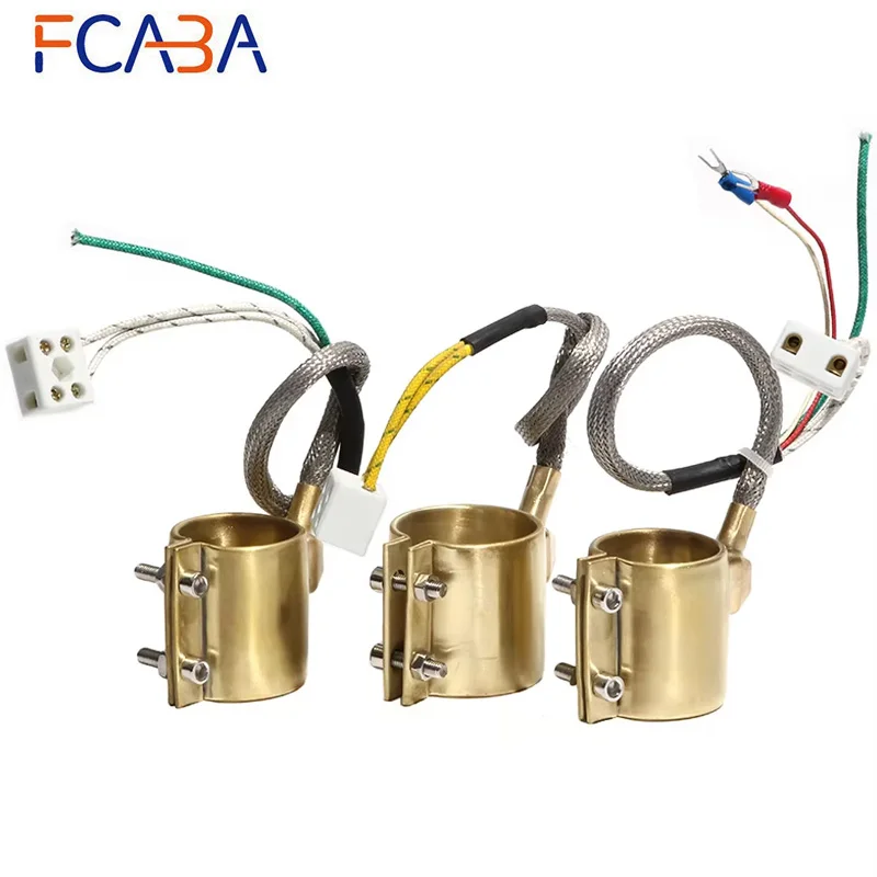FCABA 40mm Inner Diameter 50~70mm Height Brass Band Heater 110V/220V/380V 280W/350W/400W Electric Heating Element
FCABA 40mm Inner Diameter 50~70mm Height Brass Band Heater 110V/220V/380V 280W/350W/400W Electric Heating Element