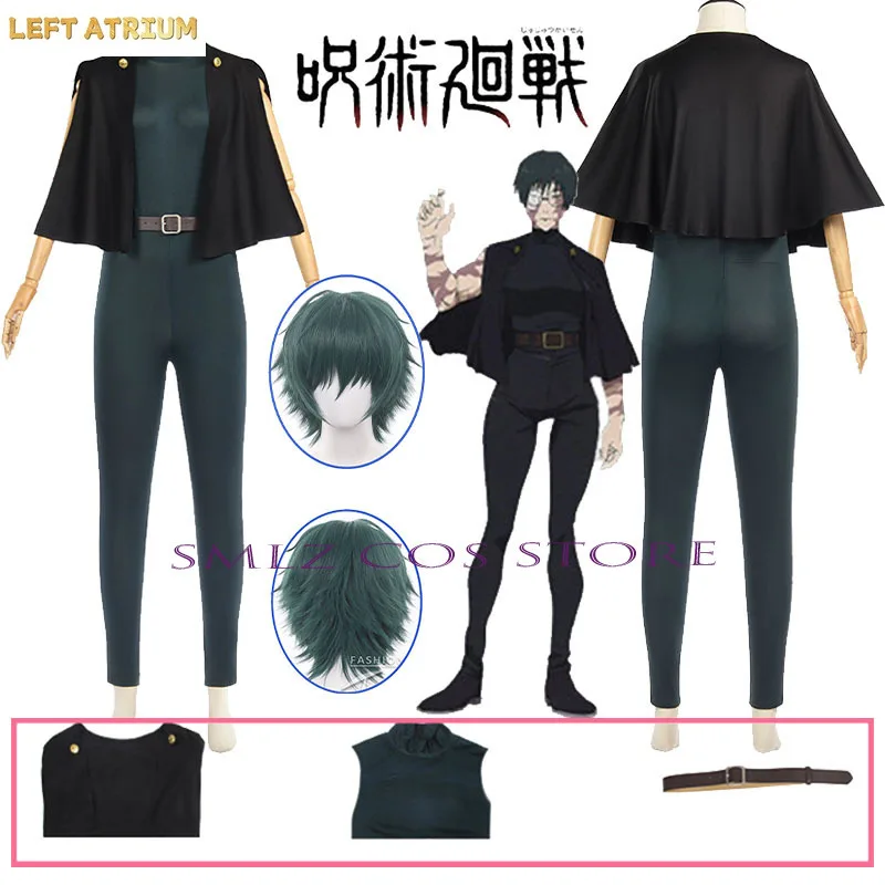 2026 Zenin Maki Cosplay Anime Costume Maki Wig Jumpsuits Cloak Set Halloween Party Clothes Uniform for Woman Man Suit
2026 Zenin Maki Cosplay Anime Costume Maki Wig Jumpsuits Cloak Set Halloween Party Clothes Uniform for Woman Man Suit
