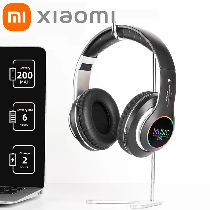 Беспроводные наушники Xiaomi с ослепительным цветом, светящаяся складная портативная спортивная гарнитура, долговечное качество звука без потерь
Беспроводные наушники Xiaomi с ослепительным цветом, светящаяся складная портативная спортивная гарнитура, долговечное качество звука без потерь