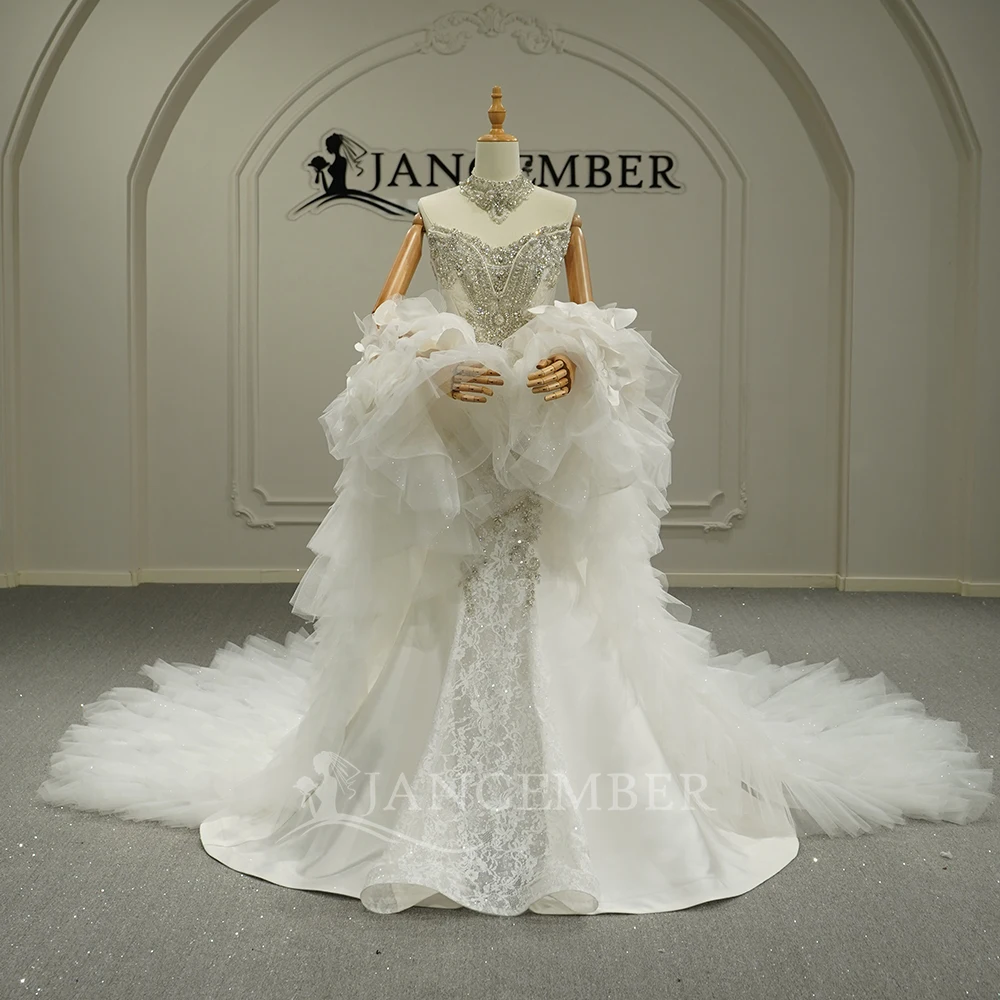 Gorgeous Beaded Wedding Dress Sleeveless Mermaid Princess Wedding Dress Court Train Ball Dress Customized vestido femininos
Gorgeous Beaded Wedding Dress Sleeveless Mermaid Princess Wedding Dress Court Train Ball Dress Customized vestido femininos