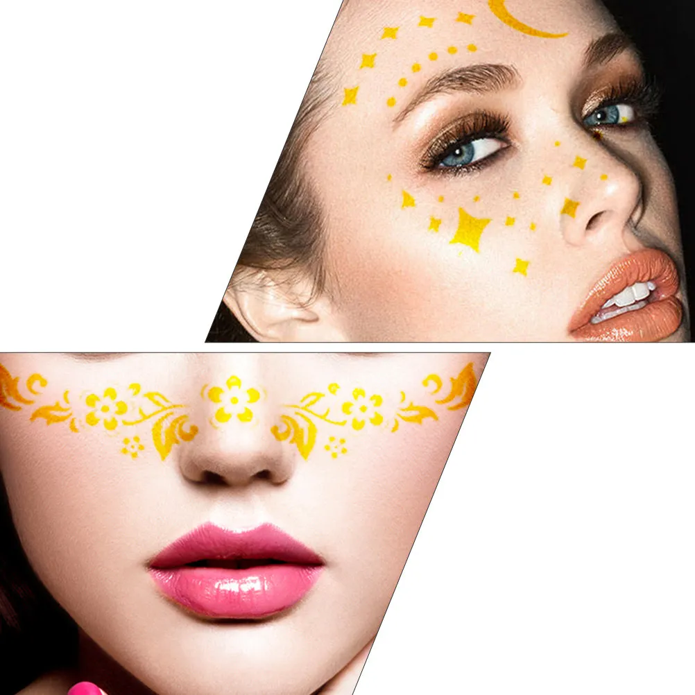 20 Sheets Body Art Tattoos Temporary Face Sticker Waterproof Accessory DIY Facial
20 Sheets Body Art Tattoos Temporary Face Sticker Waterproof Accessory DIY Facial