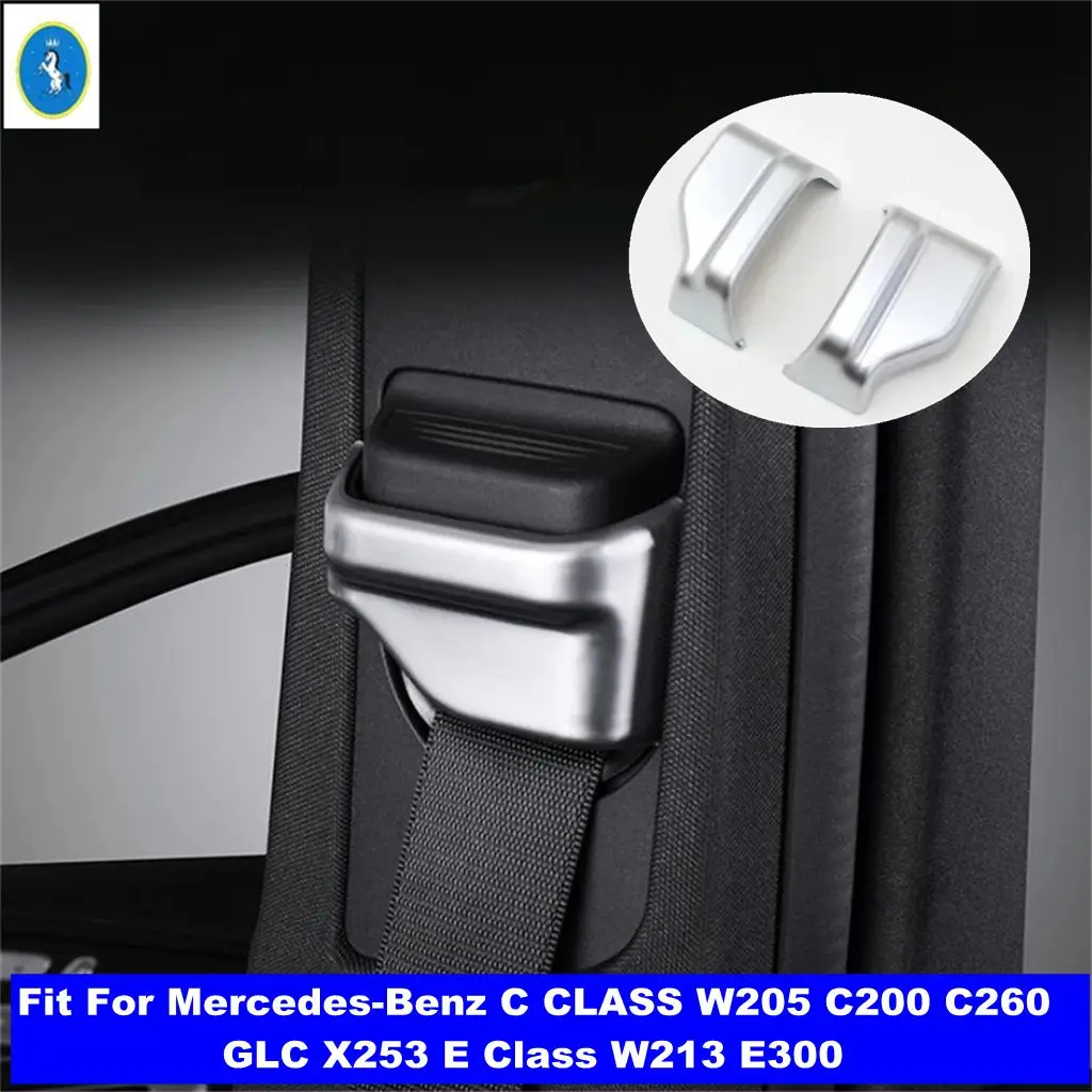 2Pcs Car Safety Belt Buckle Adjust Clip Decor Cover Trim Accessories For Benz C CLASS W205 C200 C260 GLC X253 E Class W213 E300
2Pcs Car Safety Belt Buckle Adjust Clip Decor Cover Trim Accessories For Benz C CLASS W205 C200 C260 GLC X253 E Class W213 E300