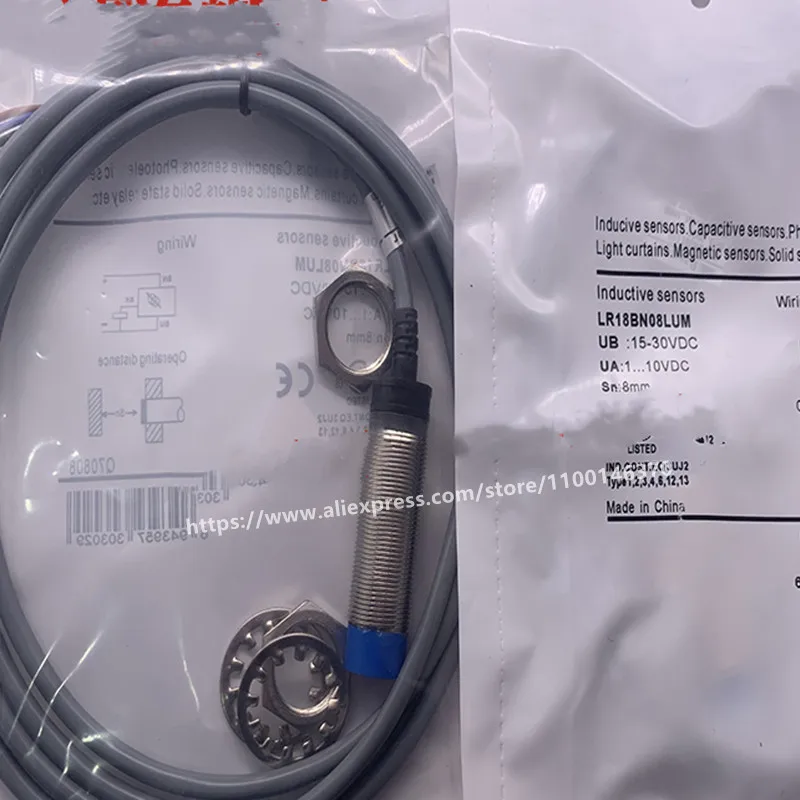 2Pcs New analog approach switch LR18BN08LUM three-wire voltage sensing switch
2Pcs New analog approach switch LR18BN08LUM three-wire voltage sensing switch
