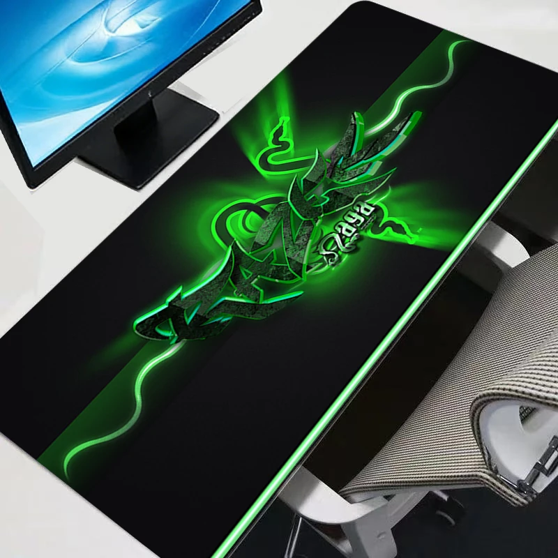 Mousepad Gamer Computer Accessories Keyboard Pad Razer Logo Table Mat Soft Mouse Pad Company Gaming Laptop Desk Accessory PC Mat