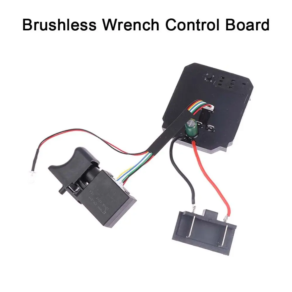 Black Electric Wrench Controller Board 8 Wire 18-21V Speed Switch Brushless Lithium Switch Power Tool Accessories for Dayi
Black Electric Wrench Controller Board 8 Wire 18-21V Speed Switch Brushless Lithium Switch Power Tool Accessories for Dayi