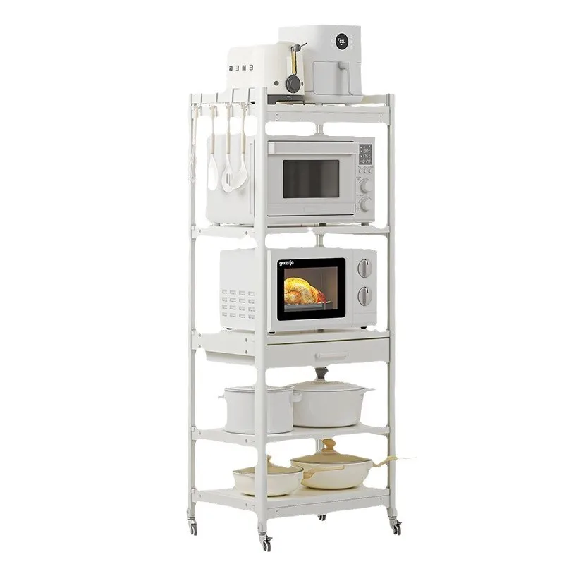 Kitchen pot rack, storage, floor, multi-layer, with drawers, against the wall, storage, storage, removable
Kitchen pot rack, storage, floor, multi-layer, with drawers, against the wall, storage, storage, removable